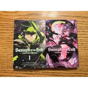Seraph of the End Vampire Reign Manga Volumes 1 & 3 Takaya Kagami Viz Media Lot